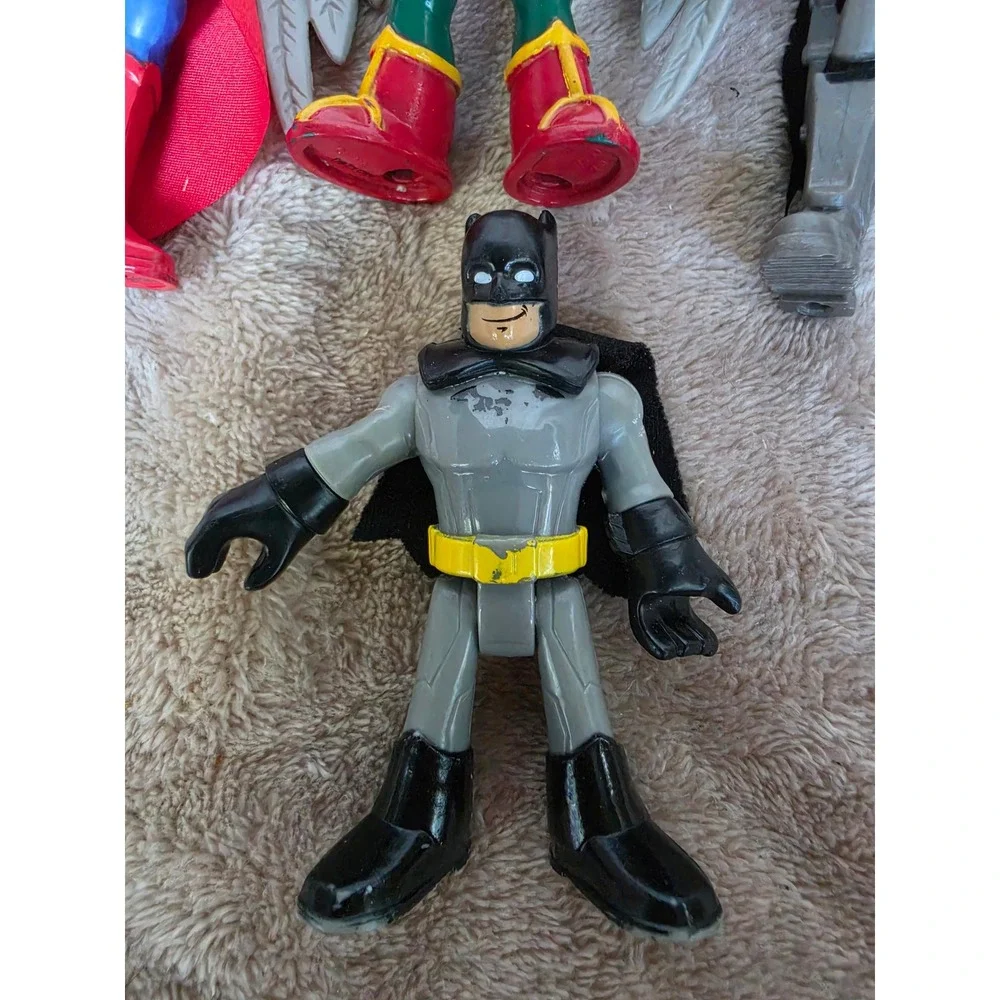 DC Comics Justice League Figure Lot Superman Hawkman Armored Batman Imaginext